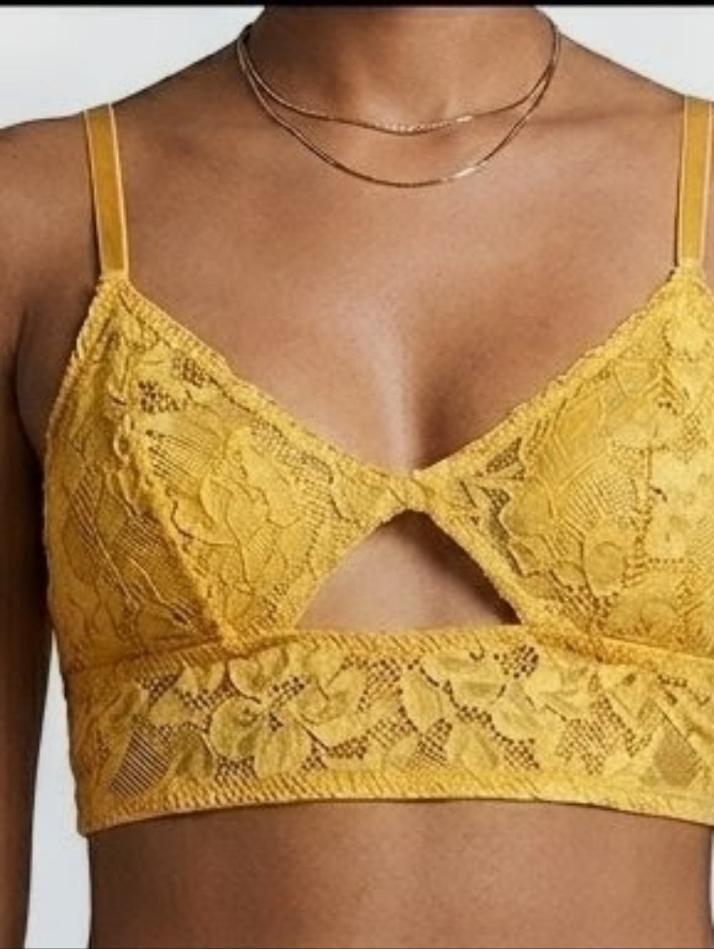 Colsie | Mustard Lace Bralette